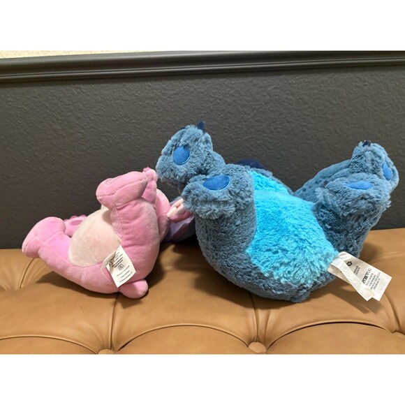 Disney Store Stitch and Angel Plush Set Lilo & Stitch Stuffed Animal Pair 10" - Picture 15 of 16